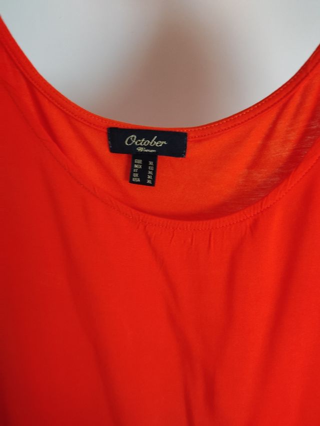 Blusa naranja October - Talla XL