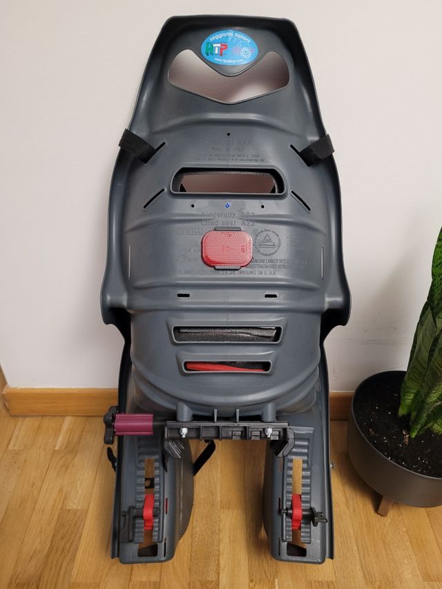 Silla bici niño - portaniños bicicleta parrilla. 