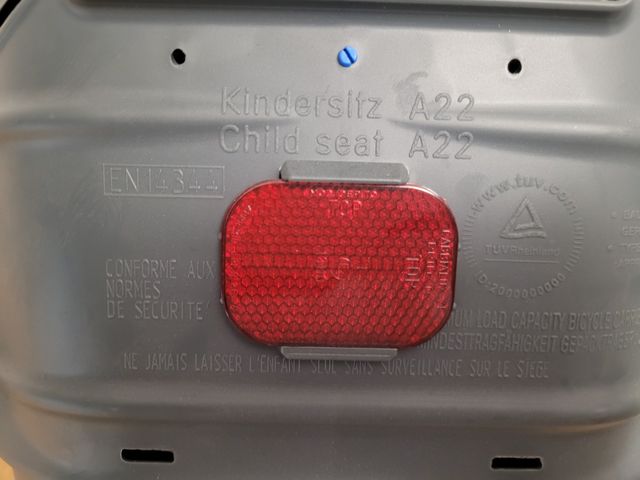 Silla bici niño - portaniños bicicleta parrilla. 