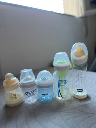 5 Biberones bebé