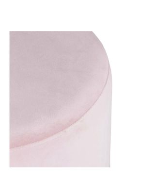 2 Puff terciopelo rosa , Maisons du monde nuevos 