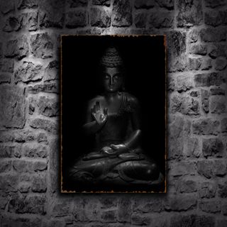 PLACA METALICA BUDA CARTEL METAL DECORATIVO