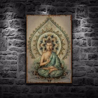 PLACA METALICA BUDA CARTEL METAL DECORATIVO