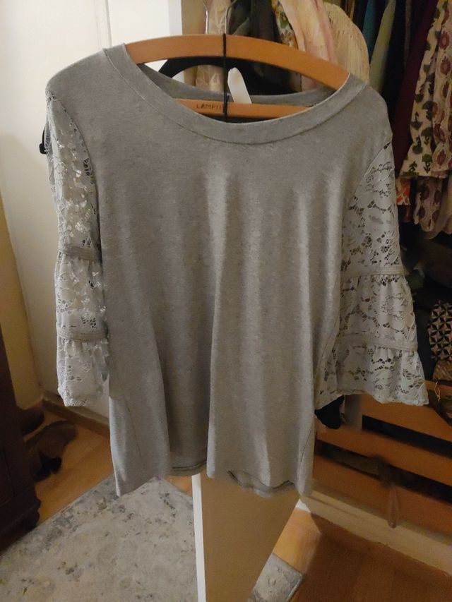 Blusa gris - Talla L