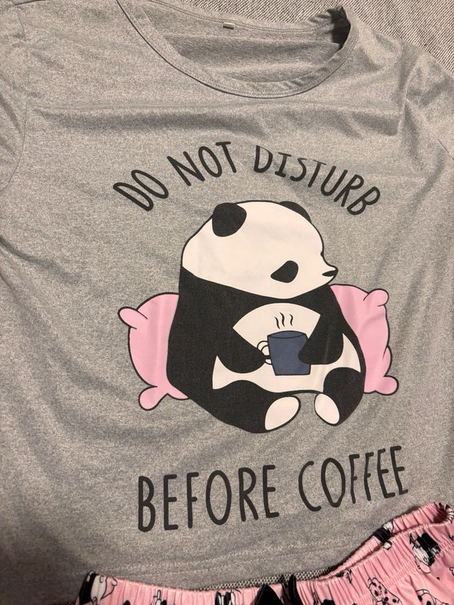 Pigiama Panda - Shorts e Top