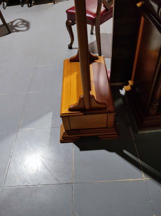 Espejo tocador madera maciza marrón