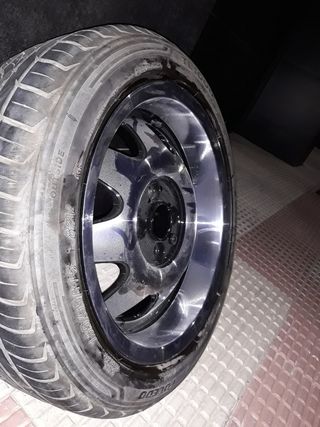 4 Llantas Aluline CUPS 185/55R15, con neumáticos.
