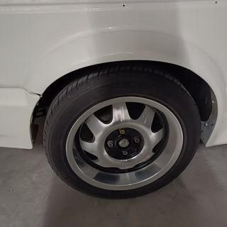 4 Llantas Aluline CUPS 185/55R15, con neumáticos.

