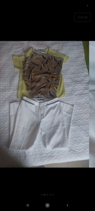 Conjunto Zara-Bimba&Lola blanco y multicolor, tall