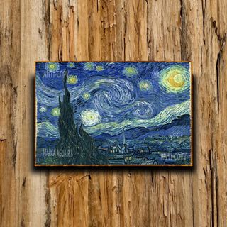 PLACA METALICA VINCENT VAN GOGH CARTEL DECORATIVO