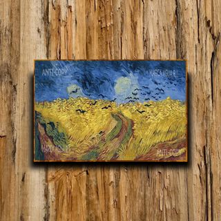 PLACA METALICA VINCENT VAN GOGH CARTEL DECORATIVO