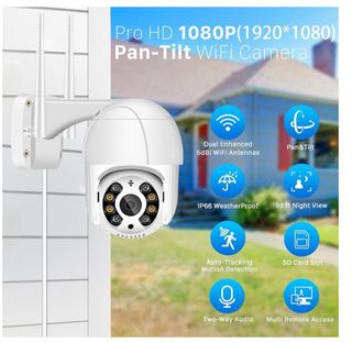 Cámara vigilancia exterior PTZ Smart Home