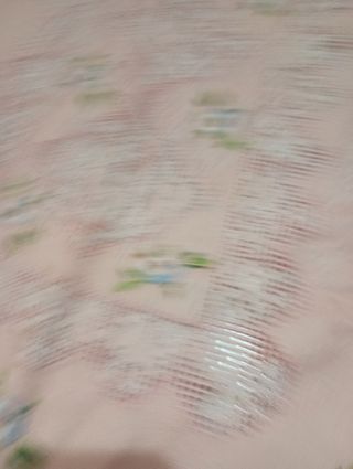 Colcha bordada estilo lagartera - Rosa