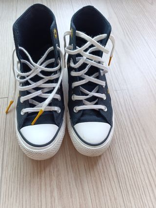 Converse altas negras - estrellas