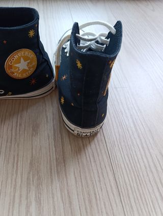 Converse altas negras - estrellas