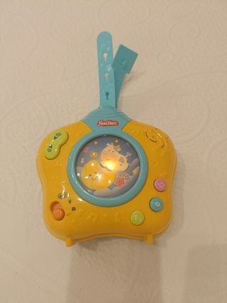 Proyector Nenitos bebé, celeste y amarillo