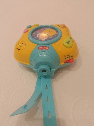 Proyector Nenitos bebé, celeste y amarillo