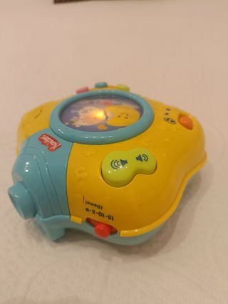 Proyector Nenitos bebé, celeste y amarillo