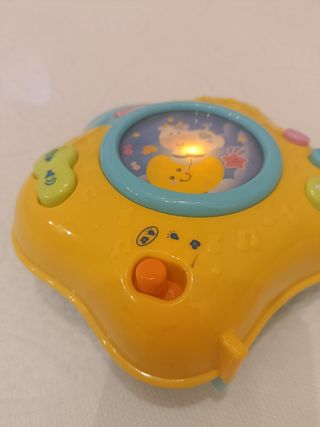 Proyector Nenitos bebé, celeste y amarillo