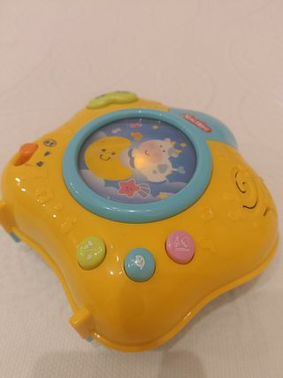 Proyector Nenitos bebé, celeste y amarillo