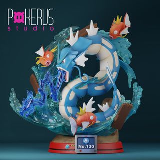 Figura Gyarados Pokémon Resina