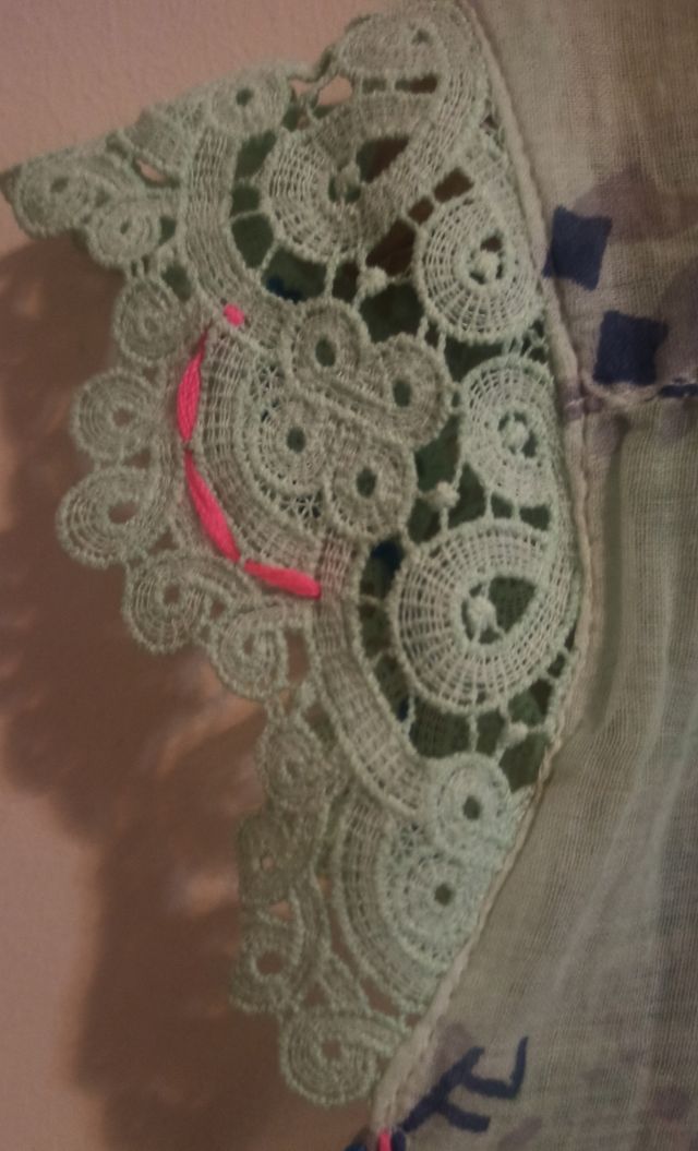 Blusa boho sin mangas - Azul