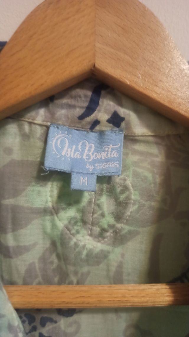 Blusa boho sin mangas - Azul