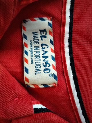Polo El Ganso rojo talla S