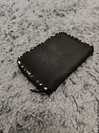 Portafoglio Compatto Chic Nero & Leopardato
