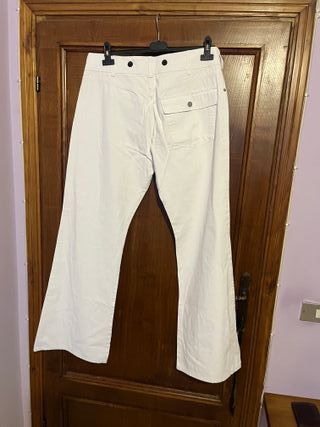 Armani jeans pantaloni bianchi tg 54 / 38