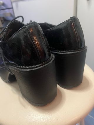 Botines negros plataforma