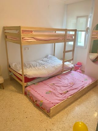 Litera triple madera infantil