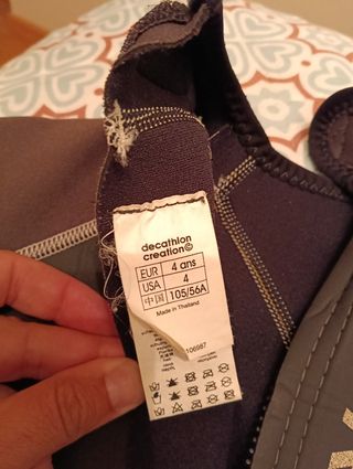 Traje neopreno niño Tribord 