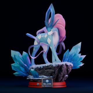 Figura Suicune Pokemon resina