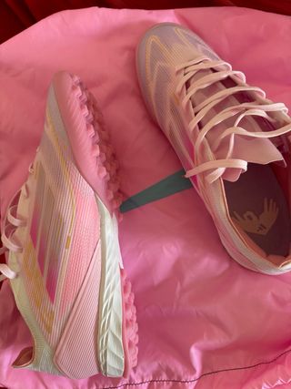 Adidas Botines Fútbol Rosa