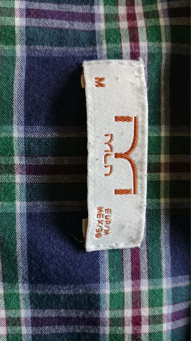 Camisa cuadros M - multicolor