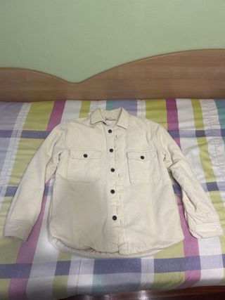 Chaqueta pana Zara beige 