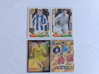 Cromos de fútbol: Griezmann, Courtois, Rossi
