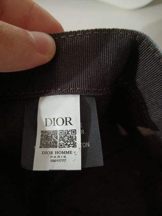 Cappellino Dior Denim Blu