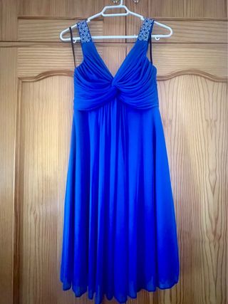 Vestido azul fiesta 