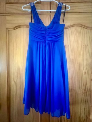 Vestido azul fiesta 