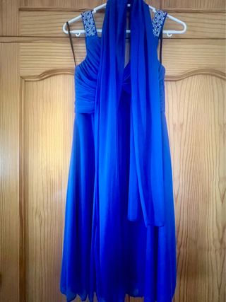 Vestido azul fiesta 