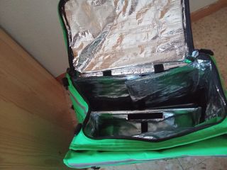 Mochila reparto Uber Eats verde