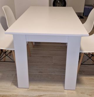 Mesa Comedor Blanca de Madera
