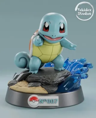 Figuras Pokémon Kanto Resina 3D
