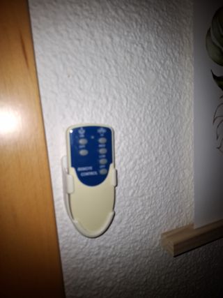 Ventilador techo rosa y blanco con mando urge ..