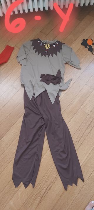 Costume indiano carnevale bimbo 6 anni abbondante