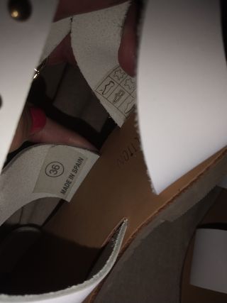 Sandalias romanas blancas-piel