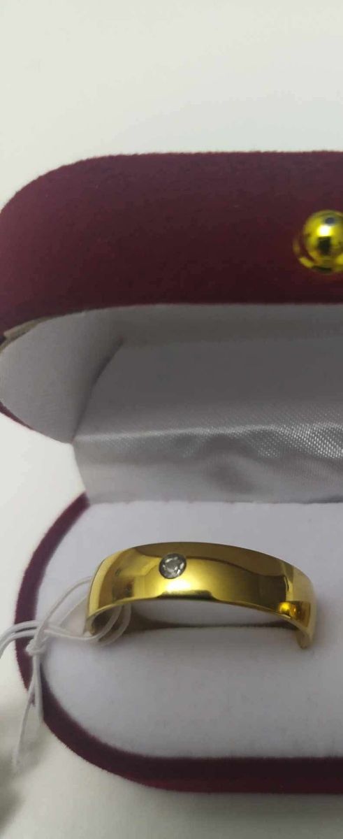 COPPIA FEDI PLACCATE ORO 18 kt