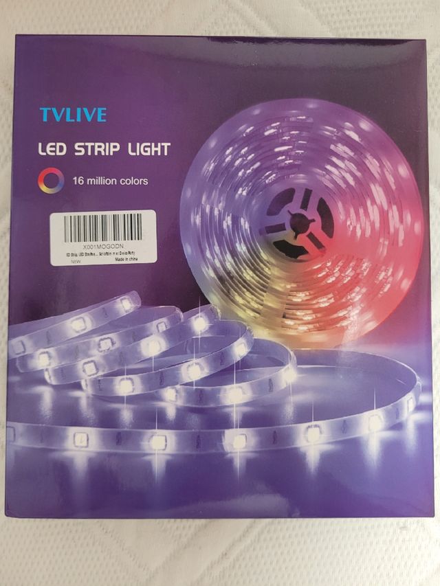 Tira LED Strip Light TVLIVE 16M colores - NUEVO. 